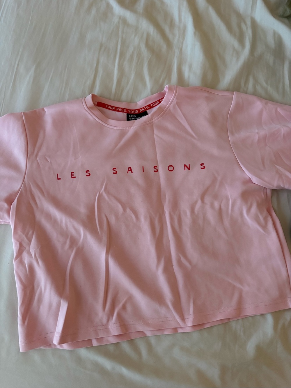 LES SAISONS Pink Women's Graphic Tee